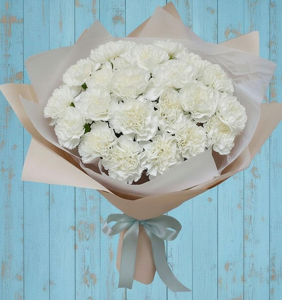 Букет цветов из: Гвоздики в Рассыльной