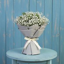 Букет цветов из:  Гипсофила в Рассыльной