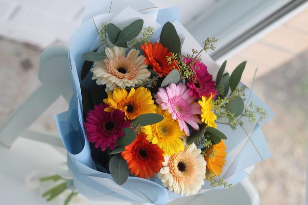 Букет цветов из: Герберы в Рассыльной