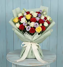 Букет цветов из:  Розы в Рассыльной