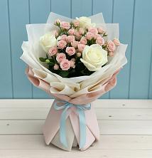 Букет цветов из:  Розы в Рассыльной