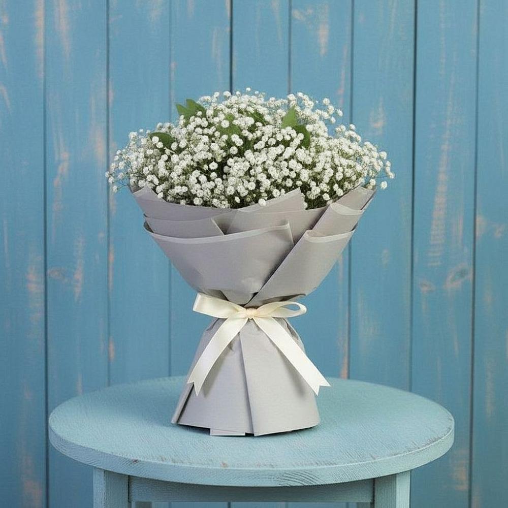 Букет цветов из: Гипсофила в Рассыльной