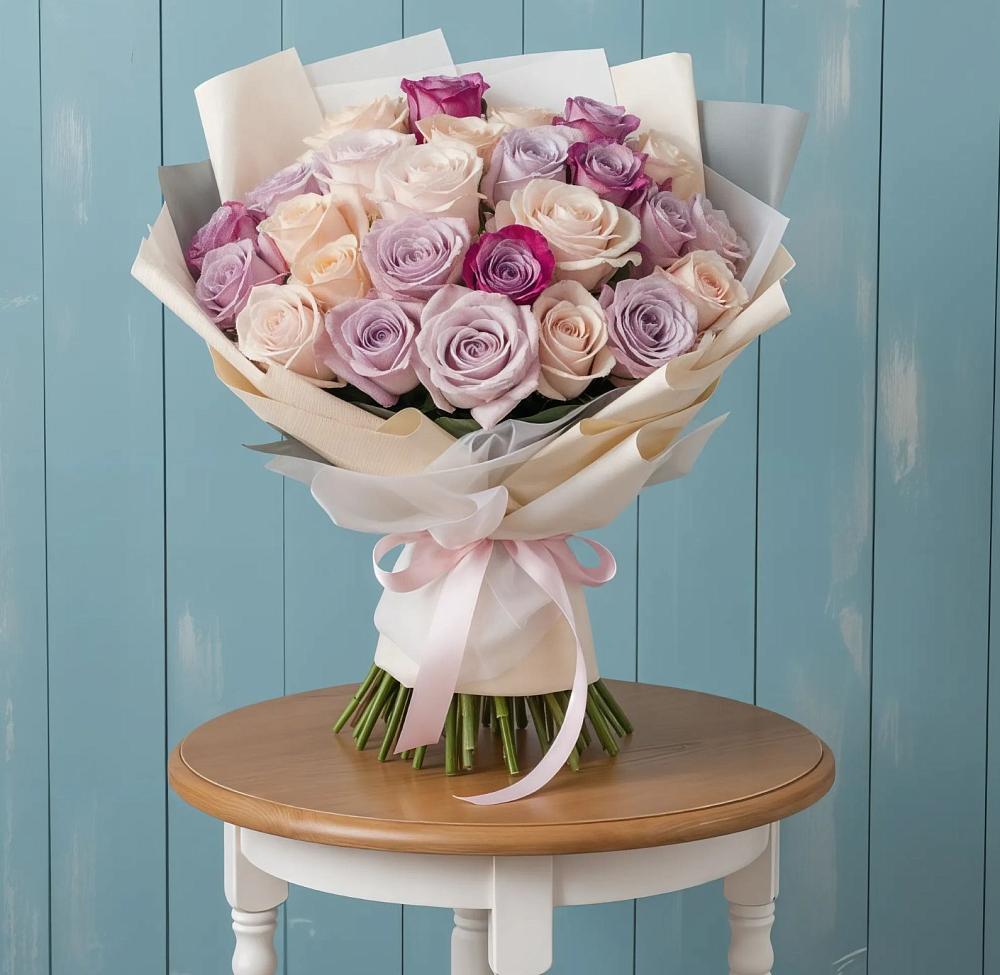 Букет цветов из: Розы в Рассыльной