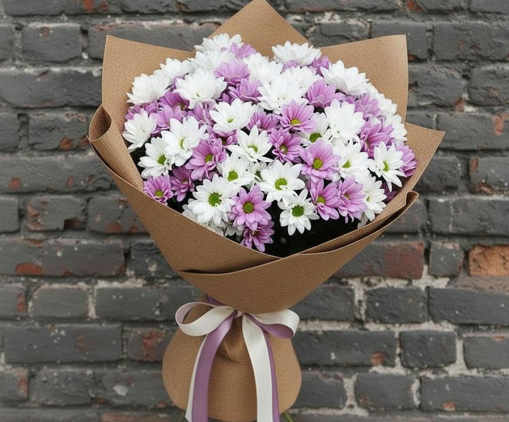 Букет цветов из: Хризантемы в Рассыльной