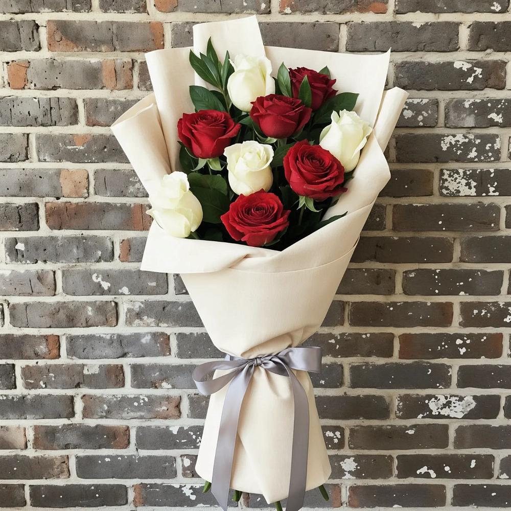 Букет цветов из: Розы в Рассыльной