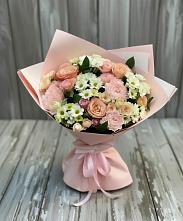 Букет цветов из:  Гвоздики, Розы и Хризантемы #REPLACE_PRED# Рассыльной