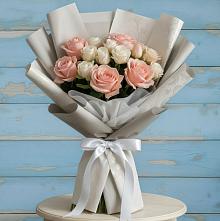 Букет цветов из:  Розы #REPLACE_PRED# Рассыльной