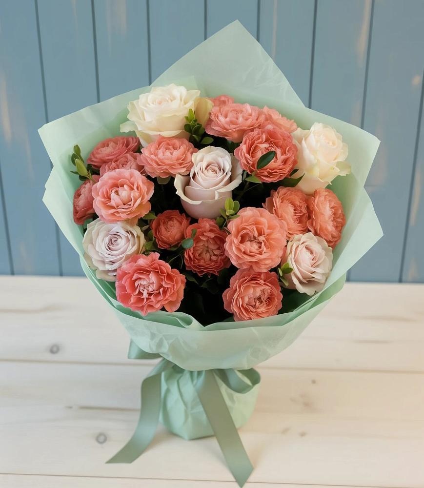 Букет цветов из: Розы в Рассыльной