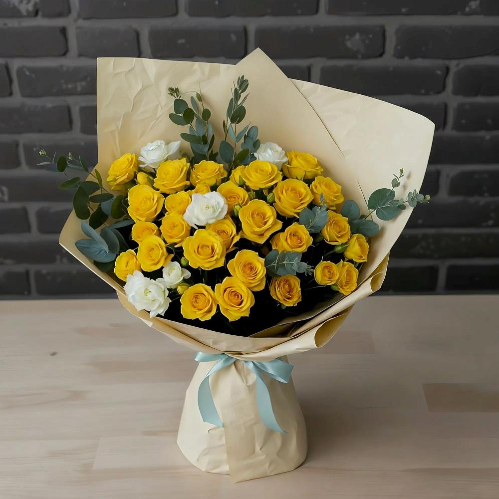 Букет цветов из: Розы в Рассыльной