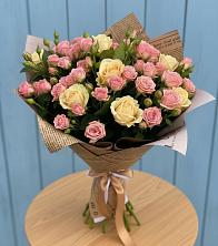 Букет цветов из:  Розы в Рассыльной