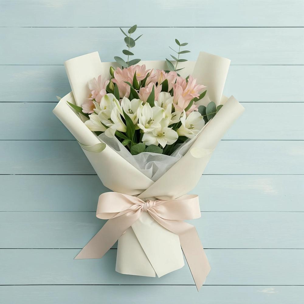 Букет цветов из: Альстромерии в Рассыльной