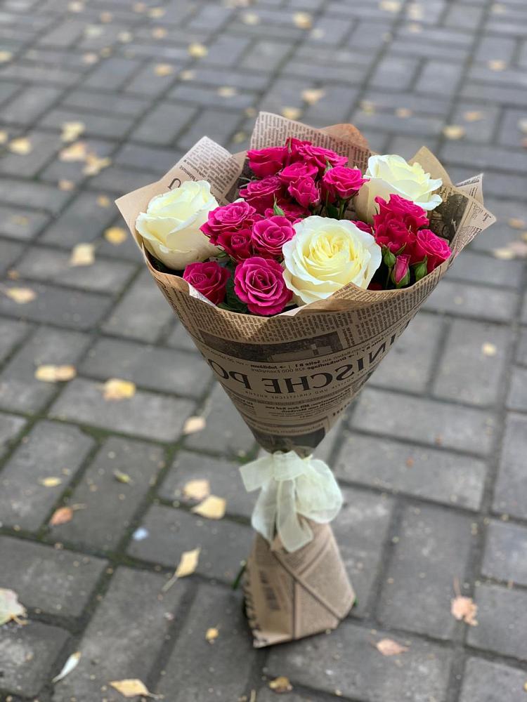 Букет цветов из: Розы в Рассыльной