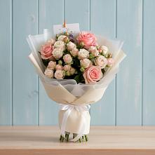 Букет цветов из:  Розы в Рассыльной