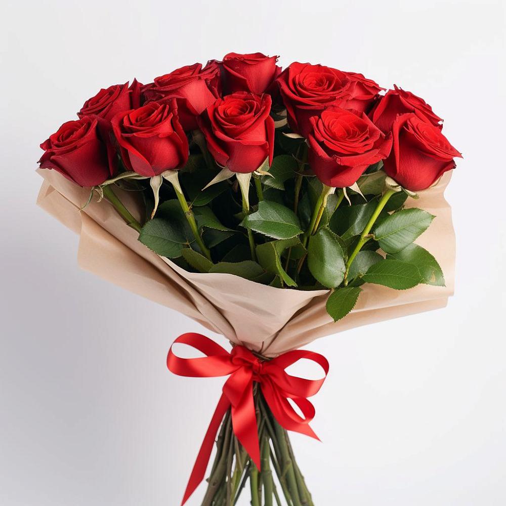 Букет 11 Красных роз Эдлесс Лав в Рассыльной