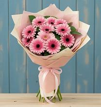 Букет цветов из:  Герберы в Рассыльной