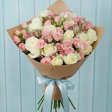 Букет цветов из:  Розы в Рассыльной